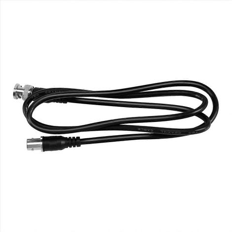 Rallonge coaxiale CCTV BNC mâle-femelle, 3,3 pieds, noire (1/5)