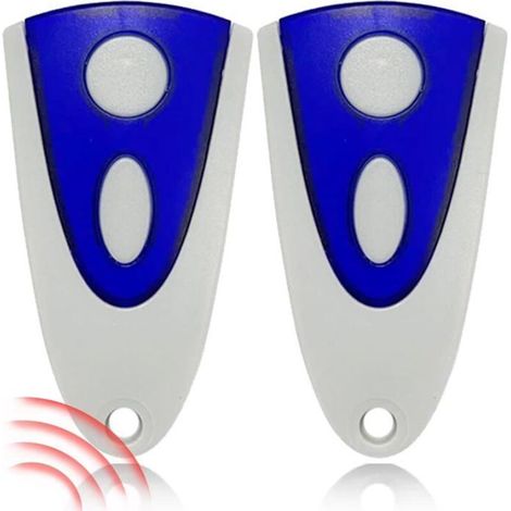 2 Pack Lot de 2 télécommande de Porte de Garage Compatible avec Novoferm Novotron 502 MAX43-2 Novotron 512 MIX43-2 433,92MHz (1/4)