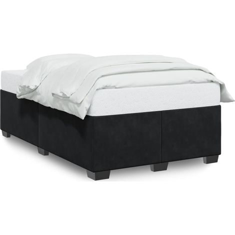 Maison Exclusive - Giroletto senza Materasso Nero 120x200 cm Velluto (1/5)