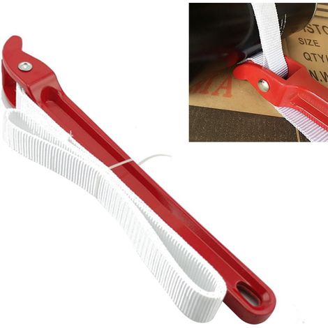 Llave De Correa Estándar MINKUROW, 30,5 Cm, Correa De Filtro De Aceite Universal, Herramienta De Extracción De Llave De Aceite De 82 Cm, Mango De 30 Cm 82x30 Cm Rojo (1/5)