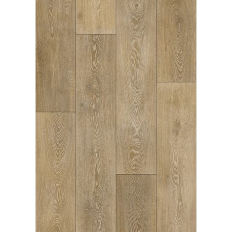 Mexen Alabama pannelli vinilici 1227 x 187 mm LVT Dryback 2,5 mm, sottofondo in PVC, 4 V-Fuga, Rovere (1/5)