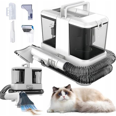 Nettoyeur textile portable 400W injecteur extracteur canapé tapis aspirateur nettoyeur tissus animaux spray aspiration avec double réservoir 800ml 500ml (1/5)