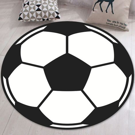 Tapis de sol rond antidérapant, lavable, pour chaise Rotray, chambre à coucher, 80 cm (1/5)