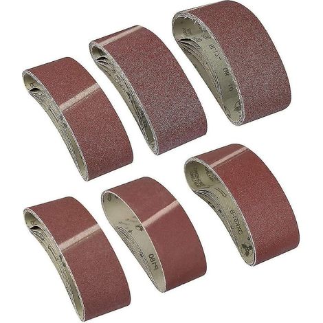 Lot de 30 bandes abrasives en tissu, 75 x 533 mm (1/5)