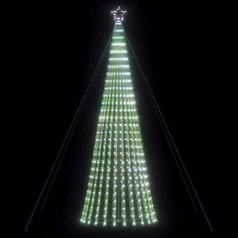 Sapin de Noël à LED-Décoration de Fête pour Noël 1028 LED blanc froid 403 cm 210307 (1/5)