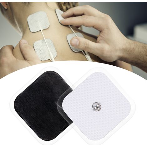 20 Électrodes de Massage 5x5cm pour Thérapie Physique, Patchs Adhésifs de Stimulation Musculaire (1/5)