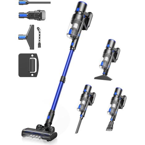 550W/45KPa Aspirateur Balai sans Fil, 50 Min d’Autonomie Aspirateur sans Fil Autoportant, Brosse Anti-Enchevêtrement (1/5)