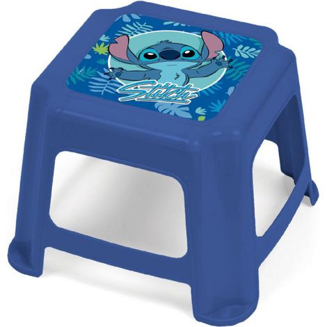 Tabouret en plastique - Stitch - 21x27x27 cm (1/2)