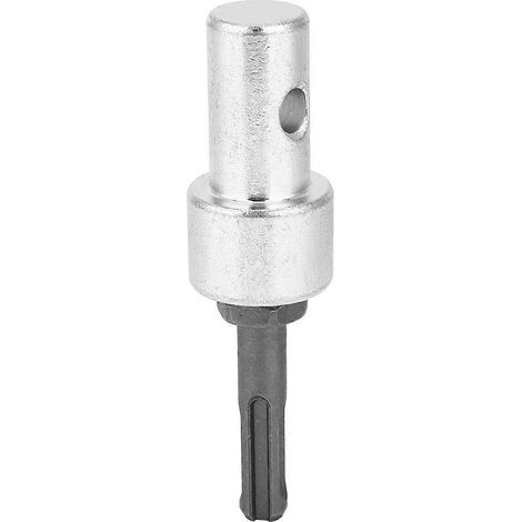 Adaptateur pour perceuse électrique vers tarière de jardin, connecteur de tarière de forage à 2 puits pour perceuse-visseuse sans fil SDS Plus et perceuse à percer (1/4)