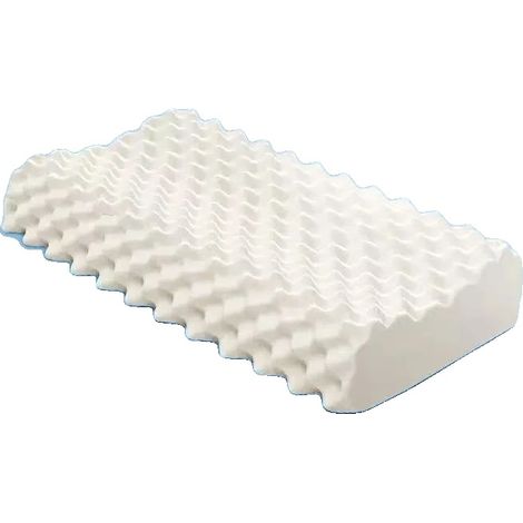 Cuscino da collo, imbottitura in memory foam, tessuto morbido in poliestere, 35x55 cm (1/2)