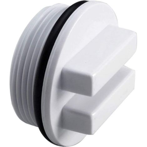 Bouchon D'hivernage, Bouchon De Vidange De Filtre De Piscine, Fileté avec Joint Torique Bouchons De Piscine, À Étanchéité Solide, Bouchon D'hivernage Bouchon De Retour De Piscine 1.5 Pouces