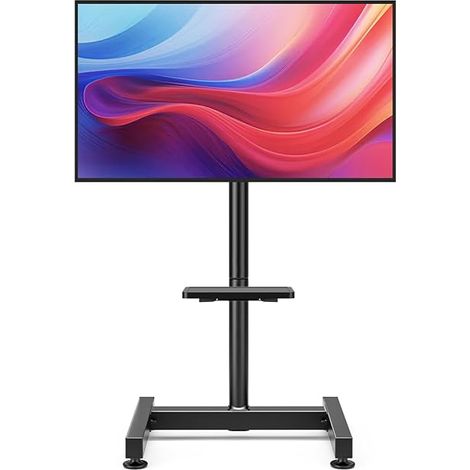 Support indépendant au Sol pour écran de télévision, adapté à la Plupart des écrans LCD de 13 à 50 Pouces, téléviseurs LED OLED, Max Vesa : 200 200, Charge maximale du téléviseur 20 kg (1/5)
