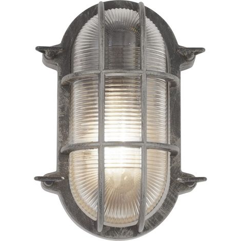 Bulkhead Lampe d'extérieur, aluminium noir argenté, IP44 (1/4)