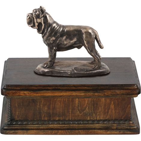Mastino Napoletano - urna per ceneri di cane, urna classica con statuetta, urna elegante con cane di Art-Dog (1/5)