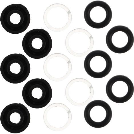 Kit De Réparation Cric Hydraulique 3T Joint De Sol Remplacement des Joints D'Huile pour Vérins 5 Joints D'Huile 5 Tasses 5 Joints D'Ouverture 5 Anneaux O (1/5)