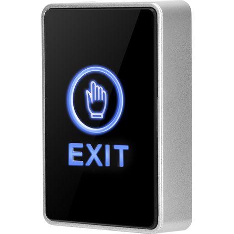 Panneau tactile NO NC COM Sortie Voyant LED Bouton de contrôle d'accès pour la sécurité domestique