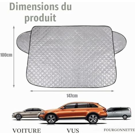 Bâche de protection de pare-brise Mohito, protection contre le gel (1/3)