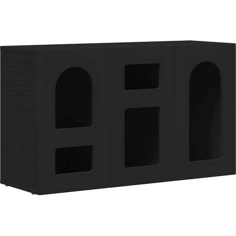 Maison Exclusive - Aparador Negro 100 x 35 x 59 cm Madera de inge