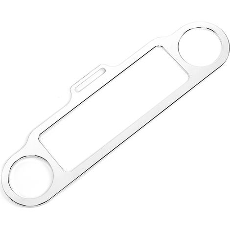 Compteur Moto Trim Décoratif Support Jauge Métal Argent pour Trike 1986 et Plus (1/5)
