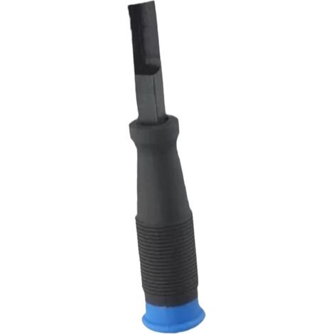 1 pièce 12mm bois 90 ° ciseau d'angle pour sculpter le bois outil à main de menuiserie à fente cliquable (bleu 12mm) (1/2)