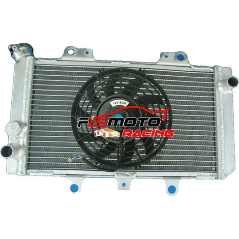 Radiatore, struttura in alluminio, maggiore efficienza di raffreddamento, radiatore e ventola (1/5)