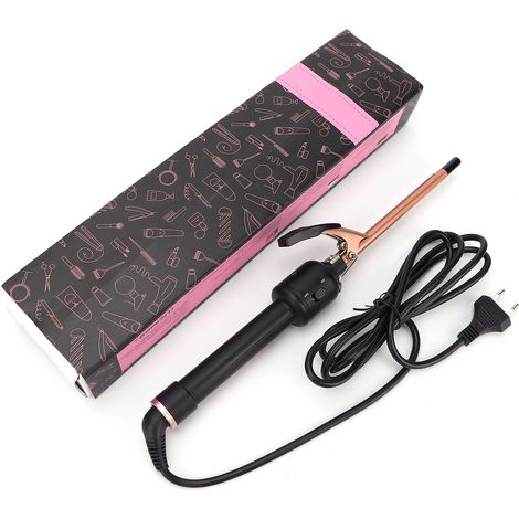 Petit fer à friser fin 9mm à baril céramique, lisseur boucleur cheveux, prise UE 110-240V (1/5)