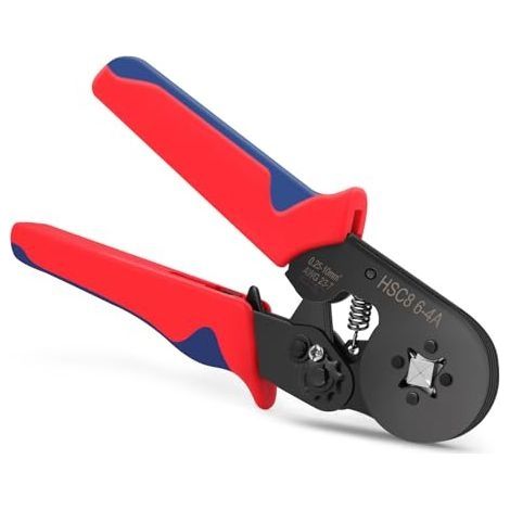 Crimpadora Terminales Electricos, AWG23-7/0.25-10mm² Crimpadora Pince à Sertir, Pinces à Virole pour Réparations de Véhicules et Installations Électriques (1/5)
