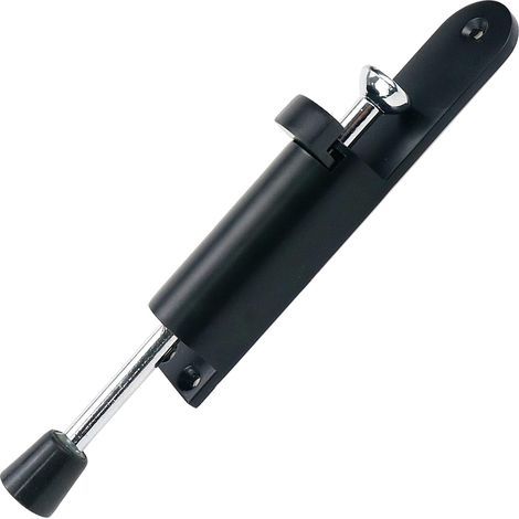 Butée de porte en alliage de zinc, réglable au pied, robuste, arrêt de porte marche/arrêt, porte-serrure de porte (1/5)