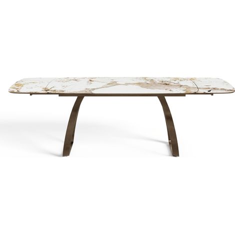 Table extensible 8-10 personnes en  velours  DAHLIA (1/5)