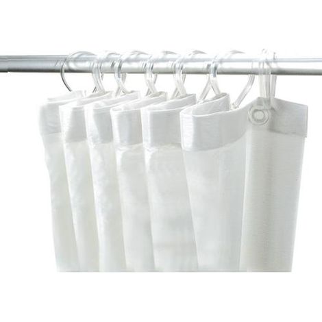 Delabie rideau de douche 900x2000mm PVC blanc (1/2)