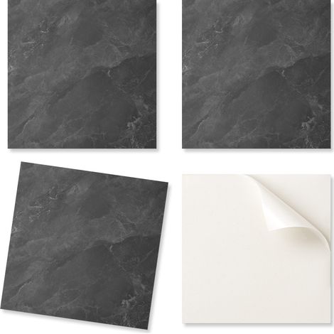 Baldosas de vinilo autoadhesivas con estampado de textura de piedra natural, 20x20x20 cm.