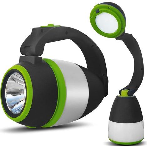 Lampe de camping LED 3 en 1, lampe de bureau, lampe torche, 1 W, 60-200 lm, alimentation : 3 piles AA 1,5 V (1/5)