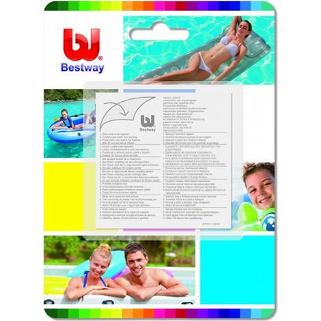 10 patchs de réparation pour liner de piscine hors d'eau Bestway