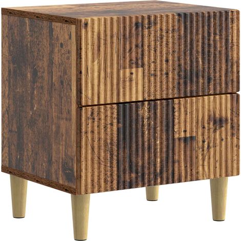 Nachttisch Altholz 43 x 34,5 x 48 cm Holzwerkstoff vidaXL