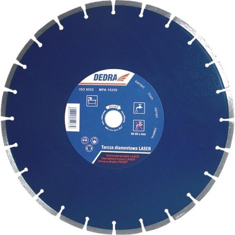 Dedra H1163 lame de coupe diamantée 350 mm standard (1/3)