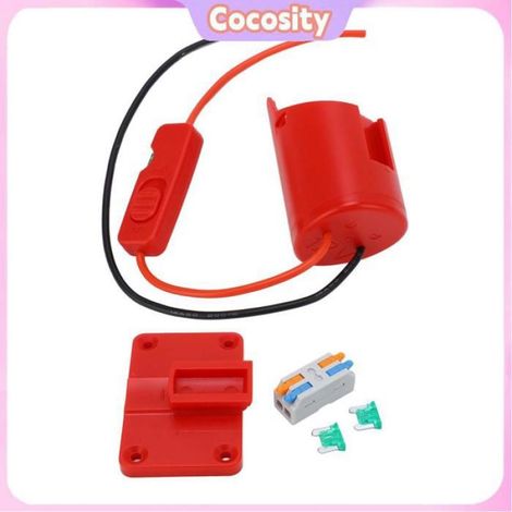 Adaptateur De Batterie - Convertisseur Lithium 12 V - Pour Outils Electriques Et Camping - Fusible 30 A - M12 (1/5)