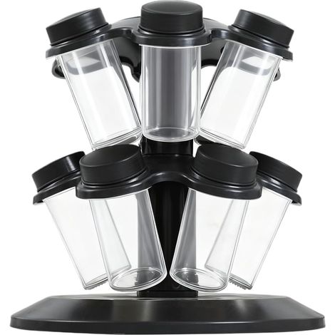 pices Rotatif Rangement pour 12 Pots de Condiments