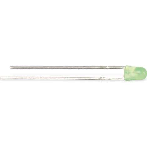 KINGBRIGHT LED L-934SGDLK, vert, 3 mm, 10 pièces