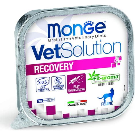 Solution vétérinaire Monge pour la récupération des chats 100 g