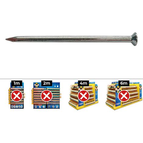 CP Perceuse à clous, 500Un, 2.5X25, Acier galvanisé  Celo 92525CPQ (1/3)