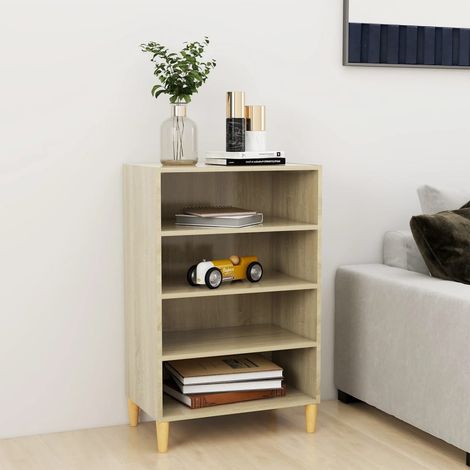 vidaXL Credenza Rovere Sonoma 57x35x90 cm in Legno Multistrato (1/5)
