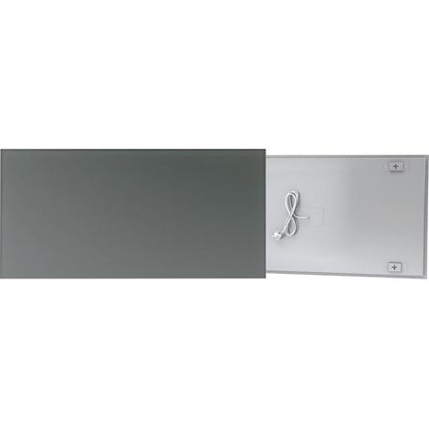 Fenix Ecosun Glasheizung Infrarotheizung 500/600 Watt Wandheizung Heizkörper Graphite / 600