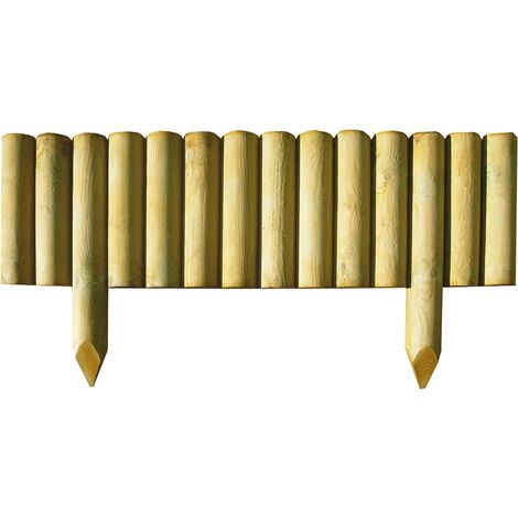 LASA Valla de madera de pino impregnada Vampire 100x50 cm