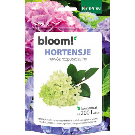 ¡BOPON BLOOM Hortensias - Fertilizante soluble Biopon para 200 litros de agua 1 unidad. (1/2)