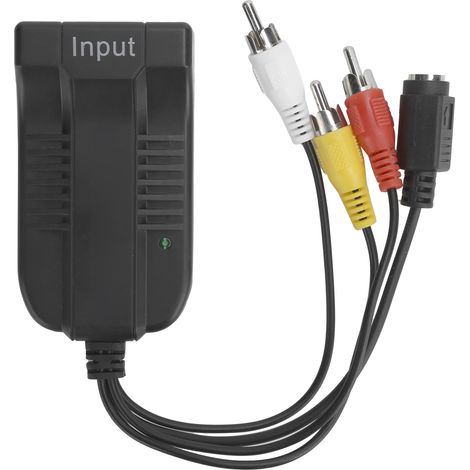 HDMI-auf-Stecker-Adapter für AV/CVBS/S-Video, 1080p Composite-Audio-/Video-Kabelkonverter (1/5)