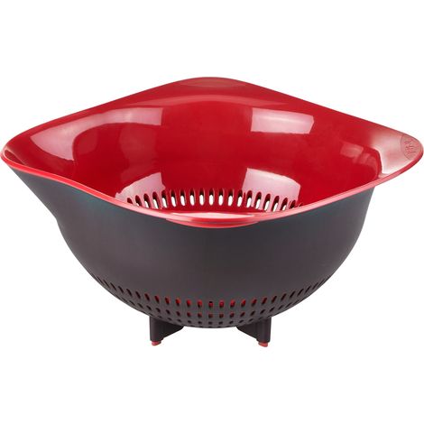 Tefal K20706 scolapasta Nero, Rosso (1/5)