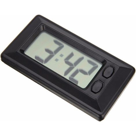 VURAHOME - Horloge de tableau , Horloge murale Radio de bord de voiture Horloge de compteur de véhicule Horloge numérique LCD (1/5)