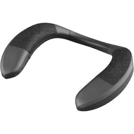 Enceinte tour de cou Bluetooth, son surround portable, avec microphone, basses, enceinte tour de cou haute fidélité, compatible et utilisable avec... (1/5)