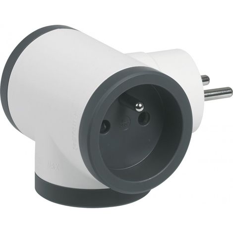 Multipresa Legrand MOP FB bianca e grigia 3680W