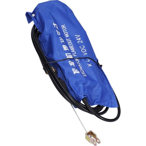 Électrovanne d'arrêt moteur électrique pour pièces de moteur de pelle SY, 3,2 mètres, 24 V (1/5)